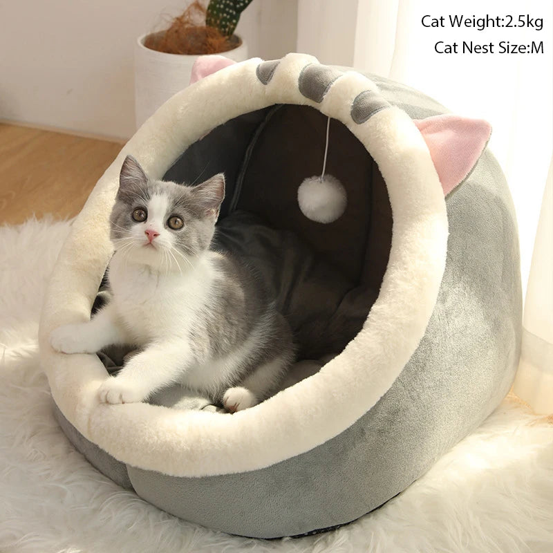 Cozy Cat Cave Bed Puurfect Haven