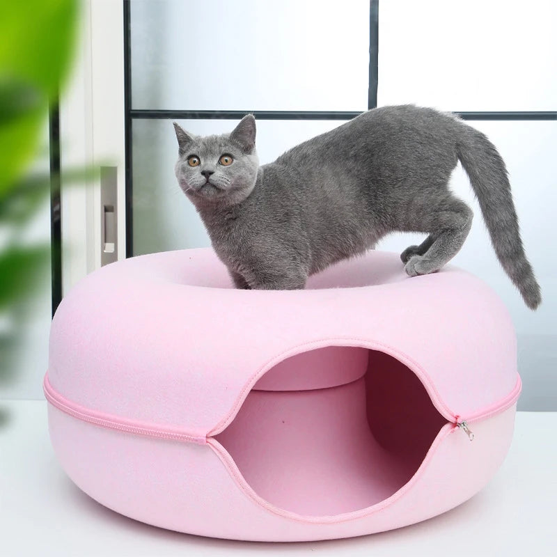 Cat Tunnel Interactive Bed