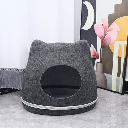 Felt Cat Channel Bed