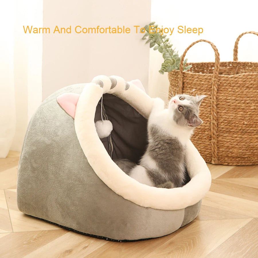 Cozy Cat Cave Bed