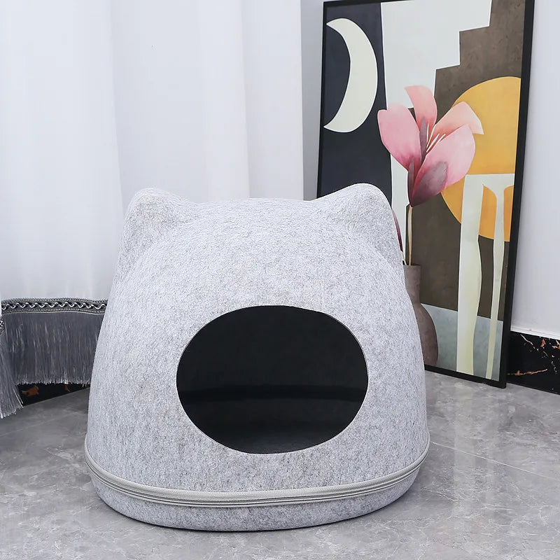 Felt Cat Channel Bed