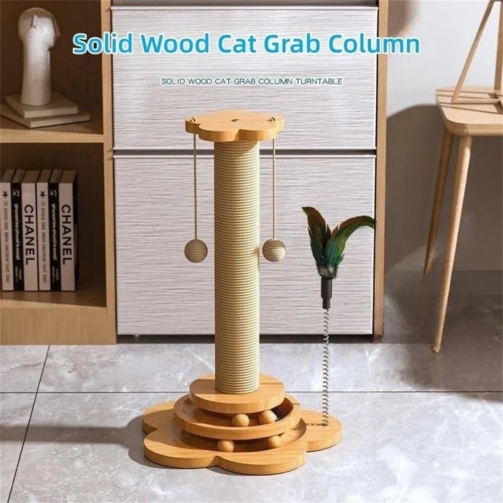 Wood Cat Turntable