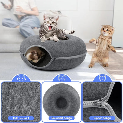 Cat Tunnel Interactive Bed