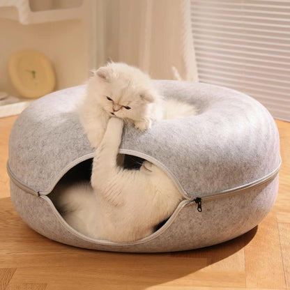 Cat Tunnel Interactive Bed